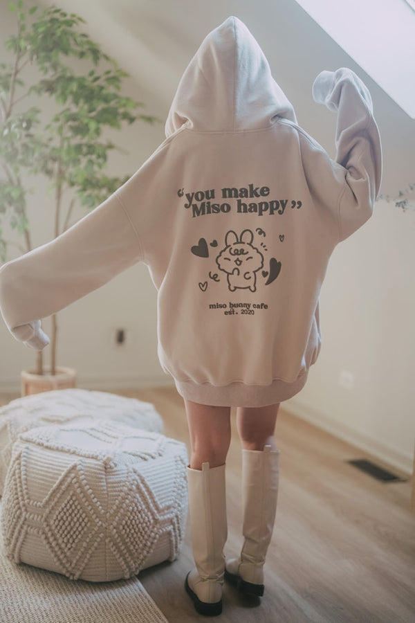 "You Make Miso Happy" Pullover Hoodie