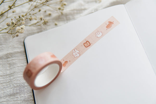 Cute Miso Bunny Washi Tape (BREAD)