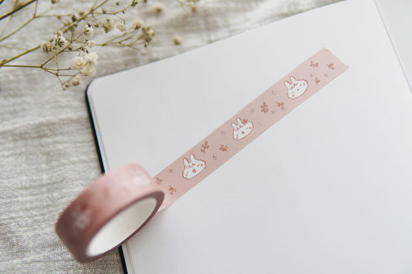 Cute Miso Bunny Washi Tape (FLORAL)