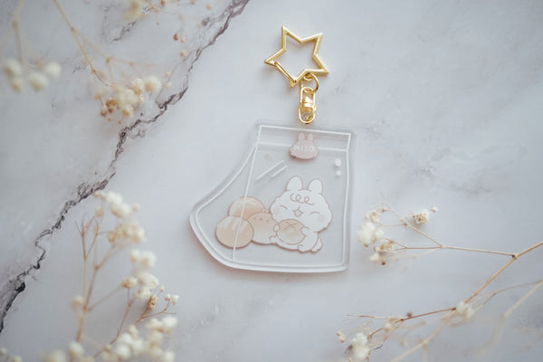 Miso Bunny "Bag of Buns" Keychain