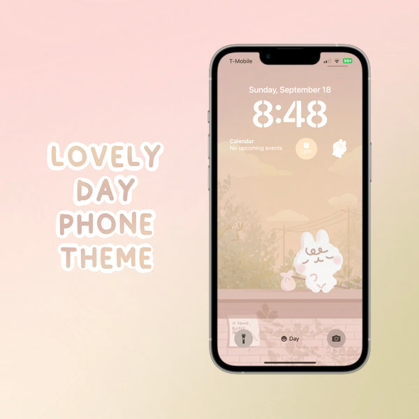 Miso Bunny Lovely Day Phone Theme